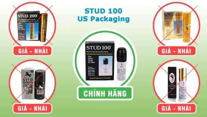 Chai Xịt Chống Xuất Tinh Sớm Stud 100 - Hàng Chính Hãng Từ Anh Quốc